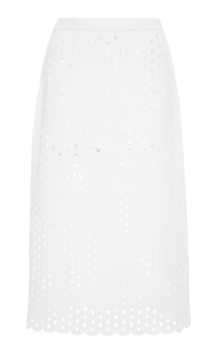 Derek Lam Midi Cut Out Skirt