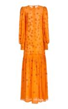 Moda Operandi J. Mendel Embroidered Silk Gown Size: 0