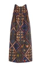 Stella Jean Pleated Printed Dress