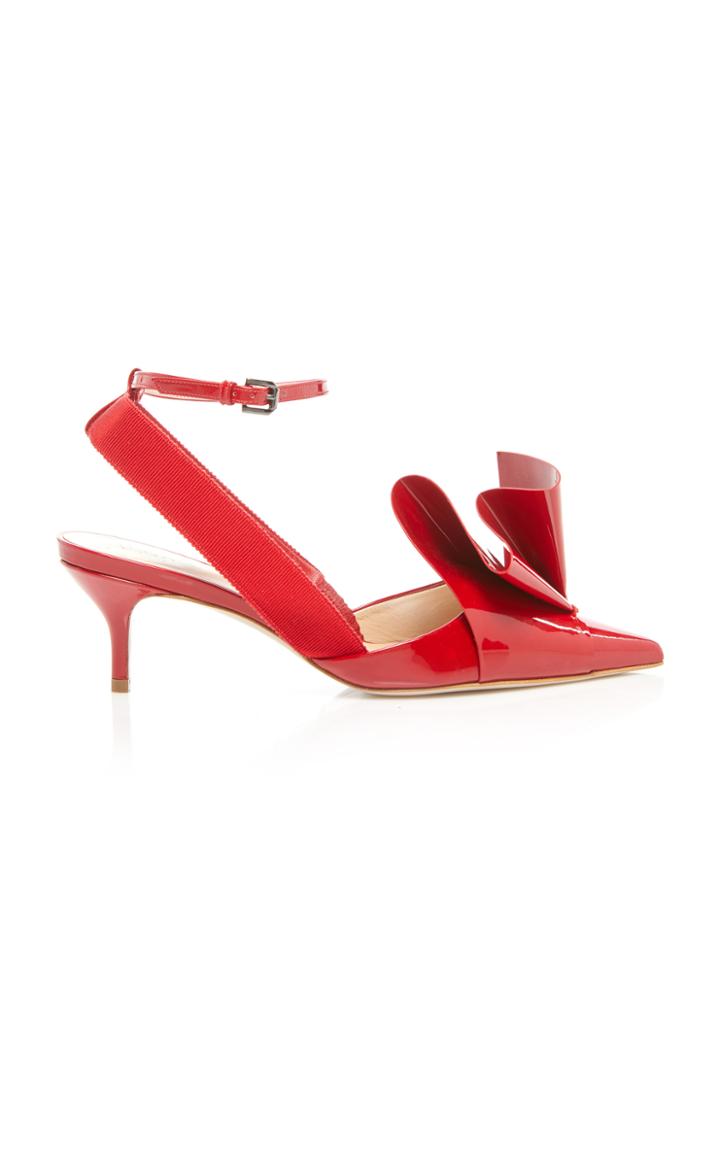 Delpozo Origami Kitten Heel Pump