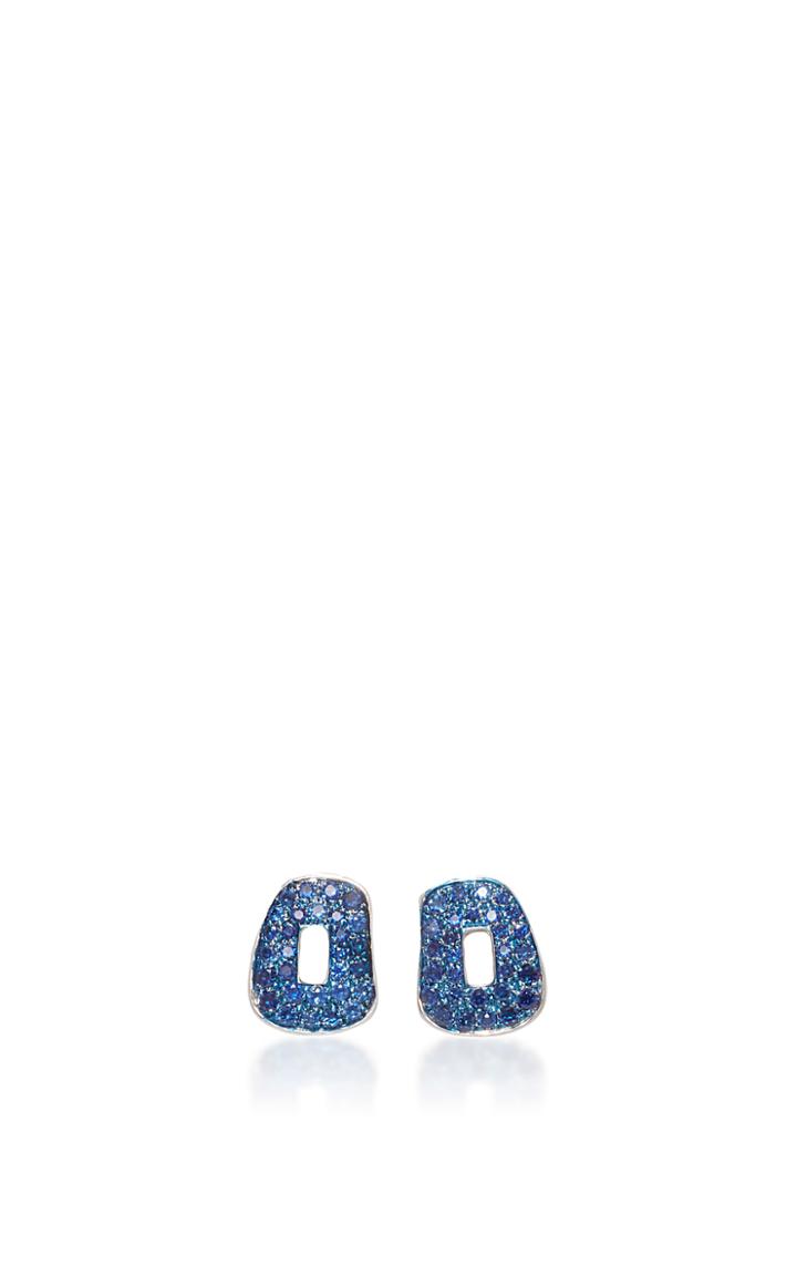 Mattioli Puzzle Earrings With Sapphires