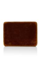 Hunting Season Square Compact Clutch In Velvet
