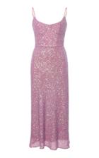 Markarian Heart Of Glass Pink Sequin Corset Dress