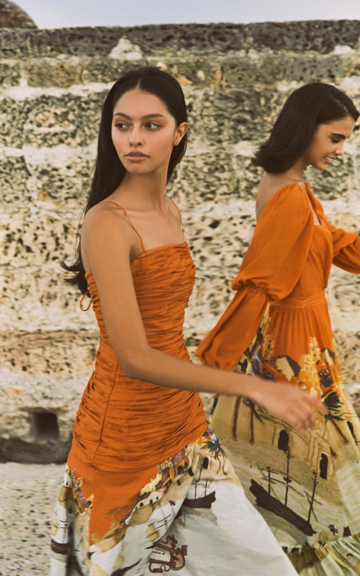 Moda Operandi Andres Otalora Piragua Midi Dress Size: 0