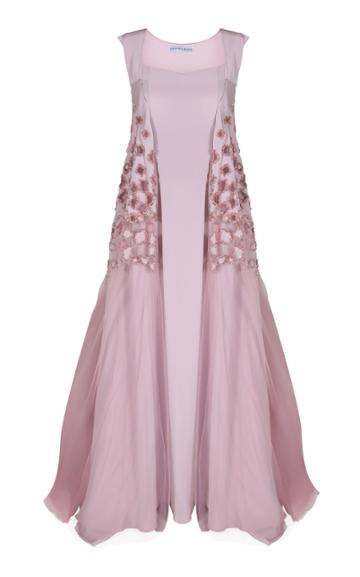 Shatha Essa Valentina Sweep Train Organza Gown