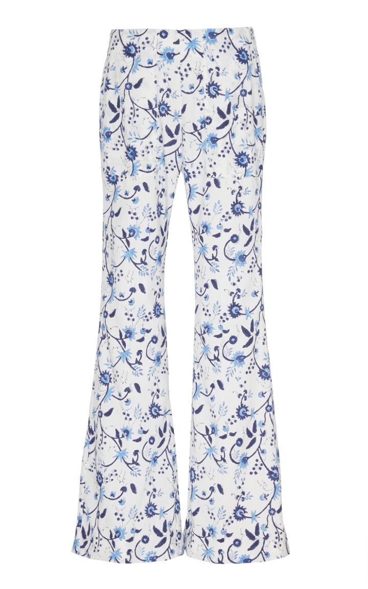 Moda Operandi Alix Of Bohemia Charlie Cotton-voile Flared Pants Size: L