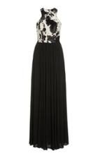 Moda Operandi Michael Kors Collection Belted Pleated Jersey Gown