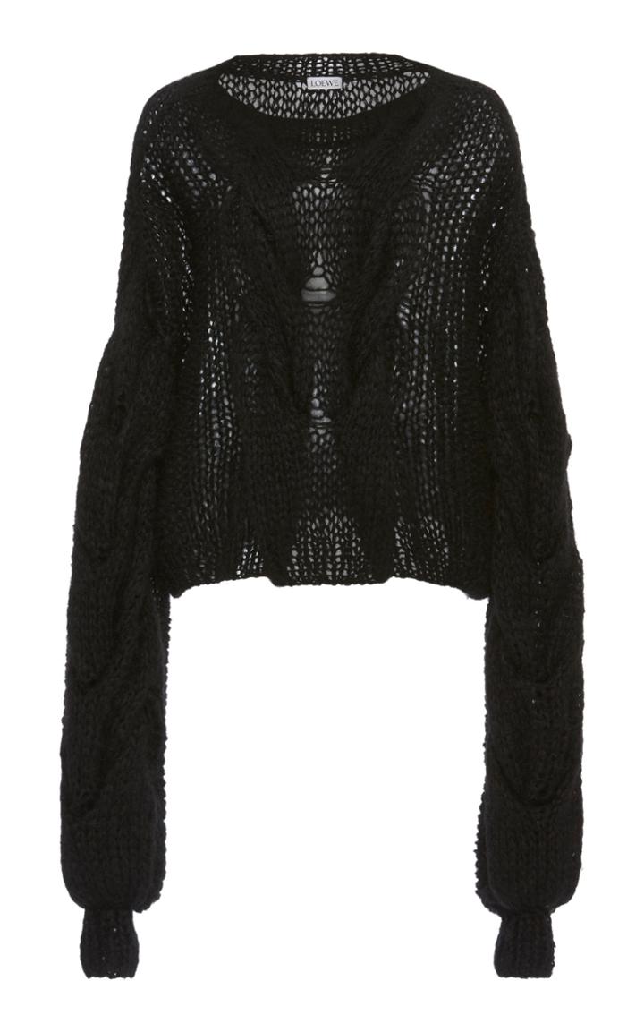 Loewe Cable Mohair-blend Sweater