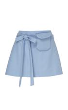 Moda Operandi Maggie Marilyn Keep It Short Pinstripe Wool Skirt Size: 6