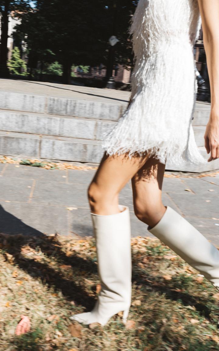 Moda Operandi Lein Sacha's Confetti French Fringe Mini Dress Size: 00