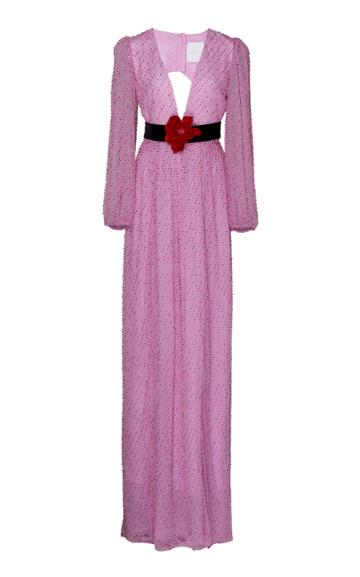 Markarian Exclusive Cassiopeia Embellished V-neck Gown