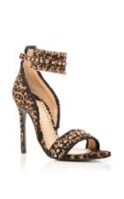 Louis Leeman Studded Leopard Sandal