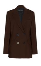Moda Operandi Michael Lo Sordo Wool Double-breasted Blazer Size: 4