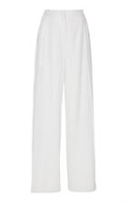 Agnona Wool Cashmere Voile Fluid Panel Pants