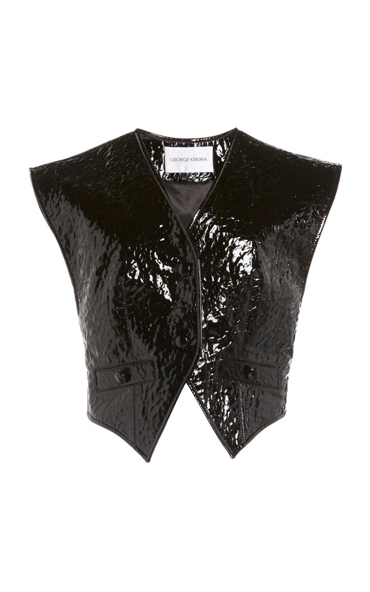 Moda Operandi George Keburia Vegan Faux Leather Vest