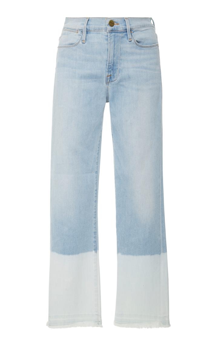 Frame Denim Le High Release Hem Straight-leg Jeans
