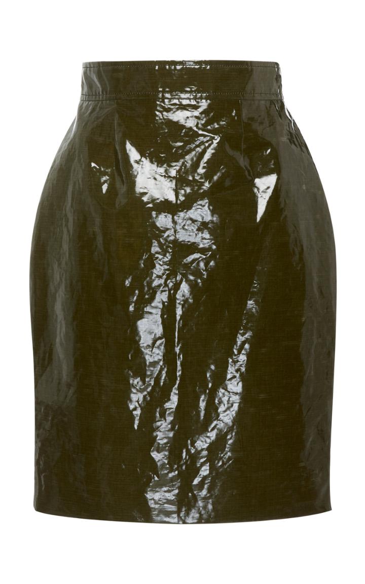 Martin Grant Waterproof Cotton-blend Pencil Skirt