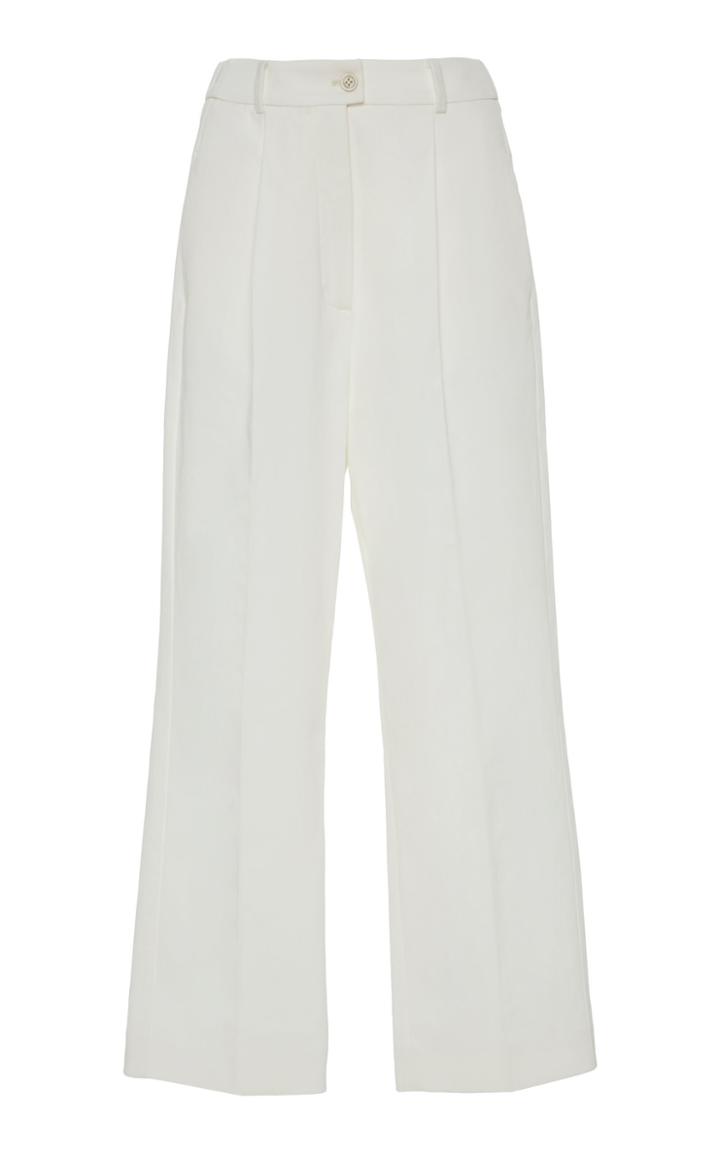 Agnona Pleated Straight Leg Trousers