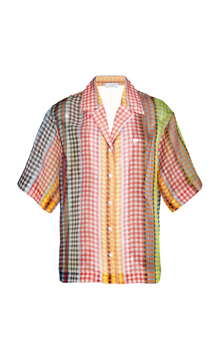Moda Operandi Deveaux Resort Printed Silk Top