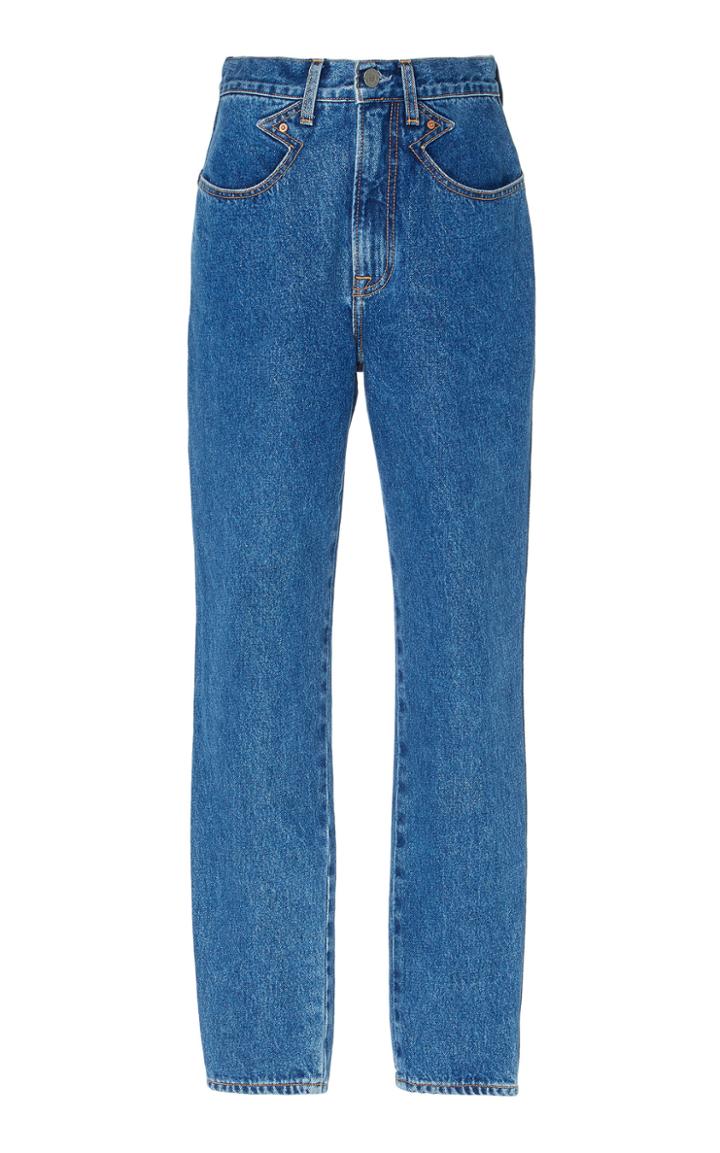 Grlfrnd Denim Rossana High-rise Straight-leg Jeans