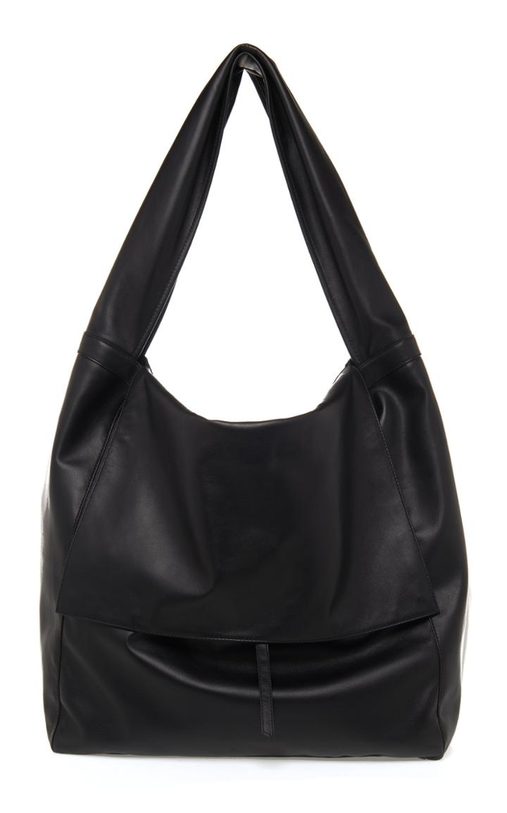 Alberta Ferretti Relaxed Leather Tote