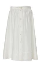 Deitas Nina Habotai Silk Button Skirt