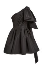 Carolina Herrera One-shoulder Silk Mini Dress