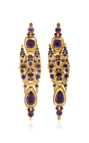 Fred Leighton One-of-a-kind Vintage Iberian Pendant Earrings