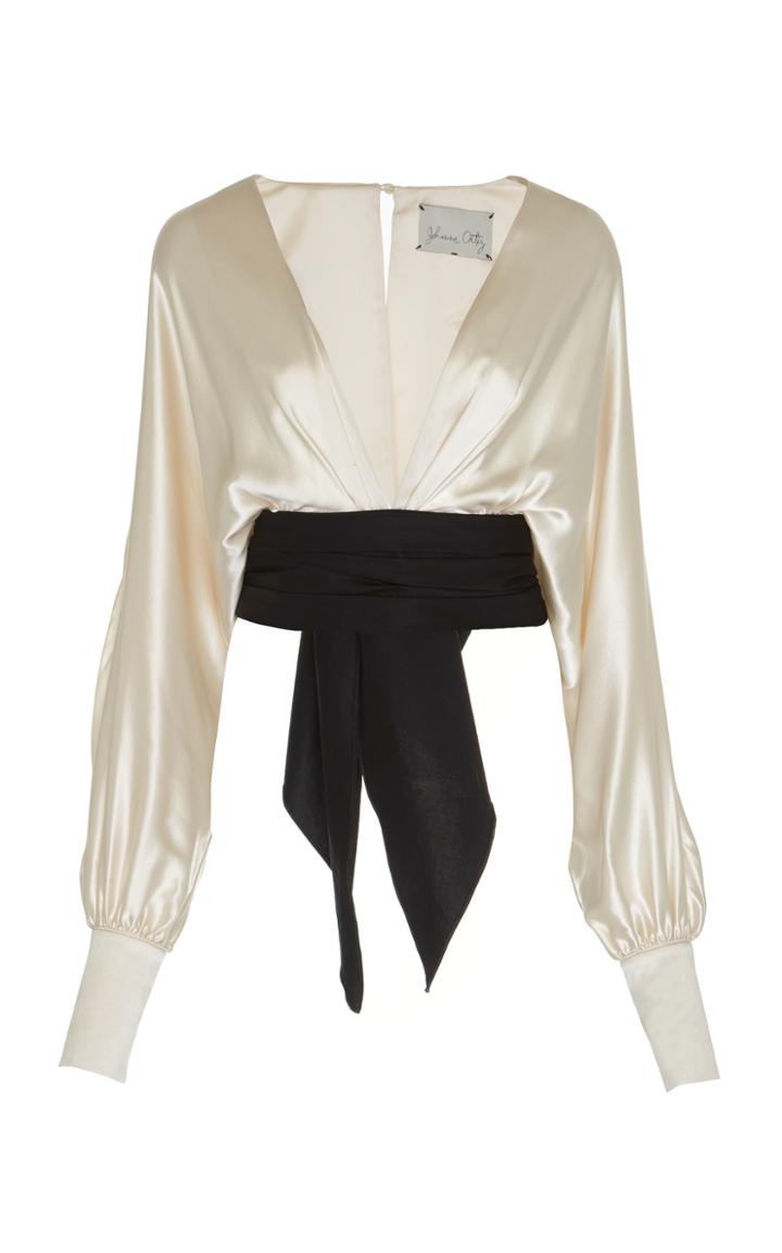 Johanna Ortiz Tawari Silk Satin Top
