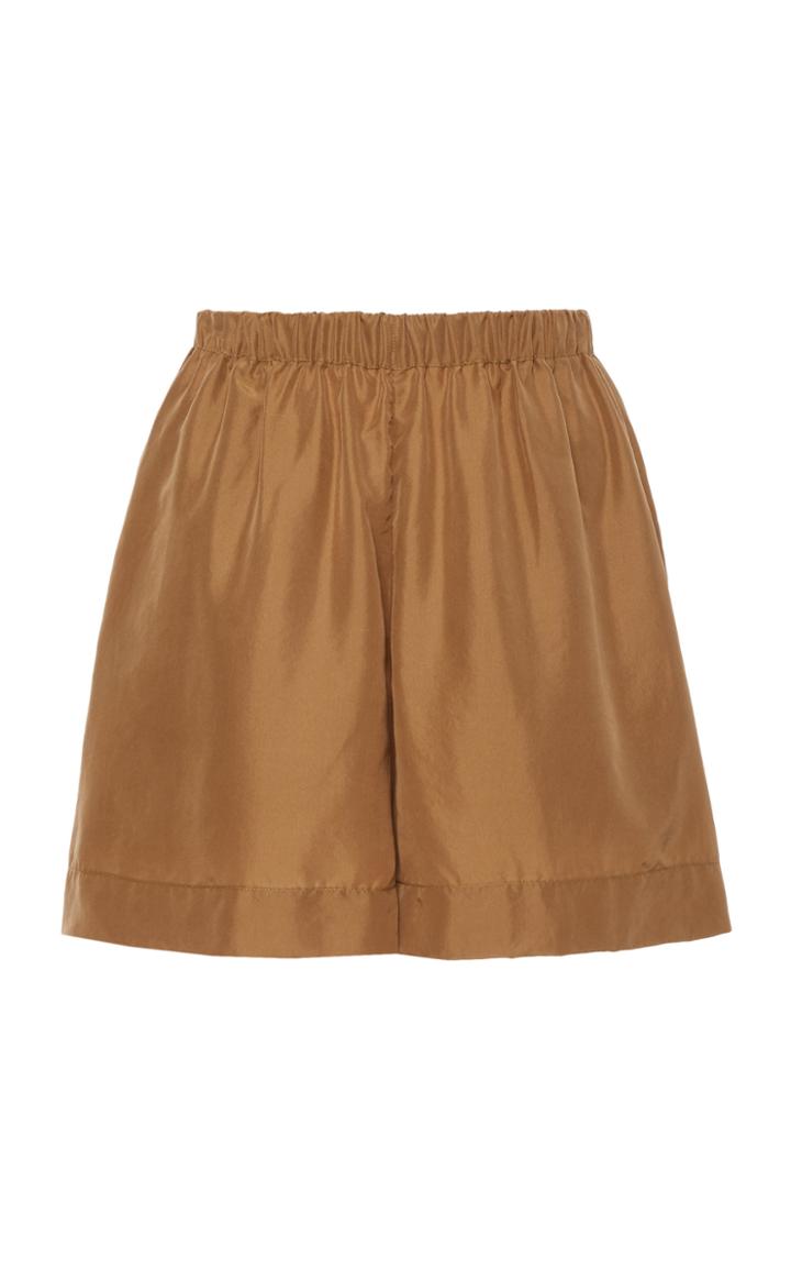 Moda Operandi Vince Pleated Pull-on Mini Shorts Size: Xxs