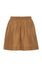Moda Operandi Vince Pleated Pull-on Mini Shorts Size: Xxs