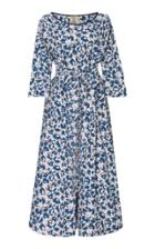 Yvonne S Belted Printed Stretch-cotton Midi Dress