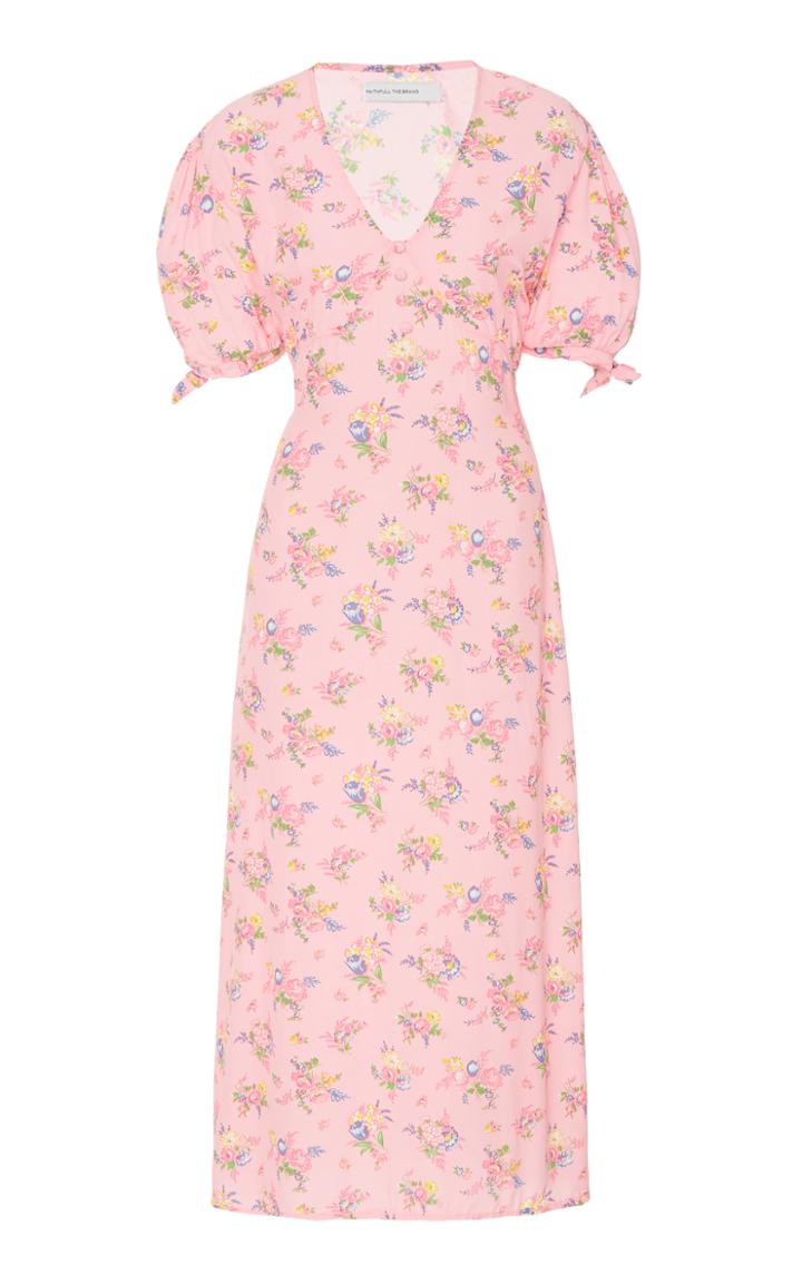 Moda Operandi Faithfull The Brand Daija Midi Dress Size: Xs