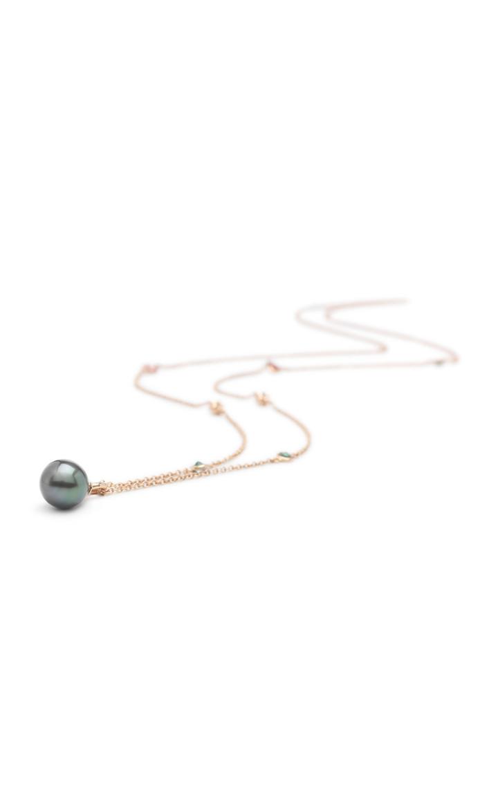 Bibi Van Der Velden 18k Rose Gold And Multi-stone Necklace