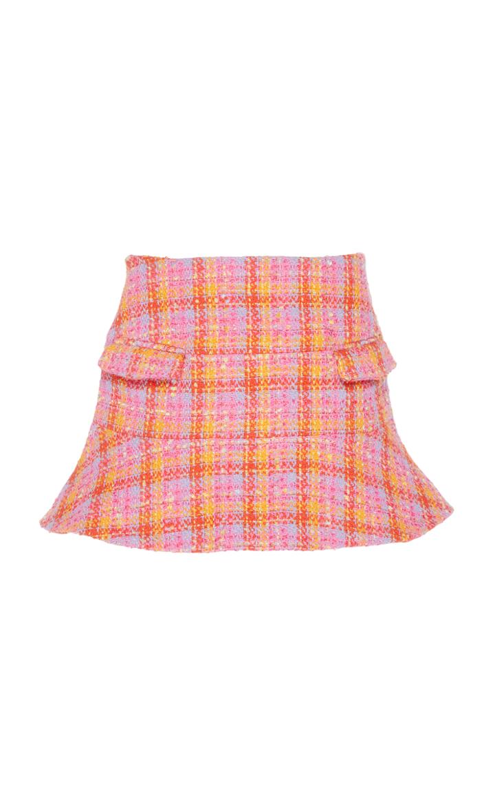 Emilio De La Morena Cher Plaid Mini Skirt