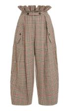 Stella Jean Checked Paperbag Pant