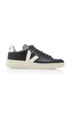 Veja Bastille Two-tone Leather Sneakers