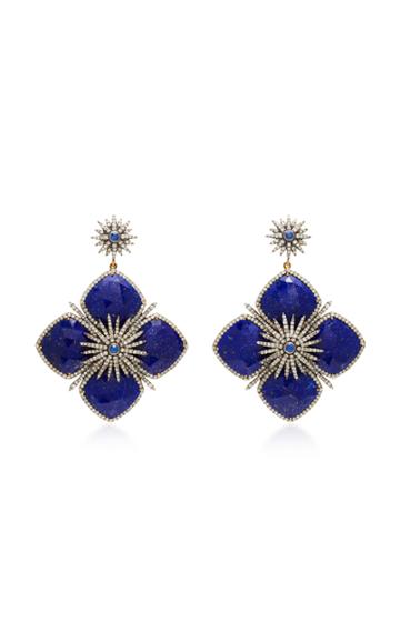 Sanjay Kasliwal Lapis Drop Earrings