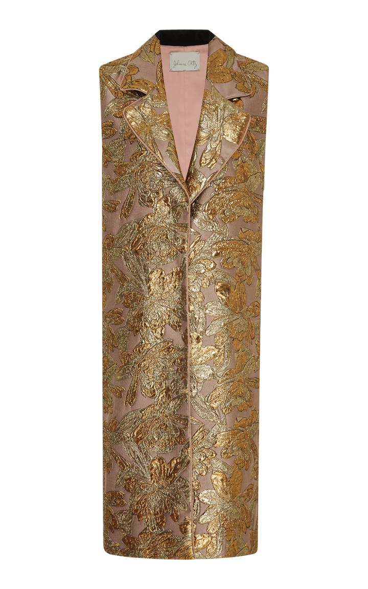 Johanna Ortiz El Dorado Lame Jacquard Vest