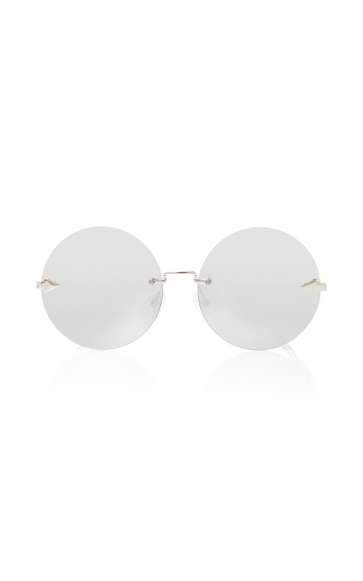 Karen Walker Disco Circus Round Acetate And Metal Sunglasses