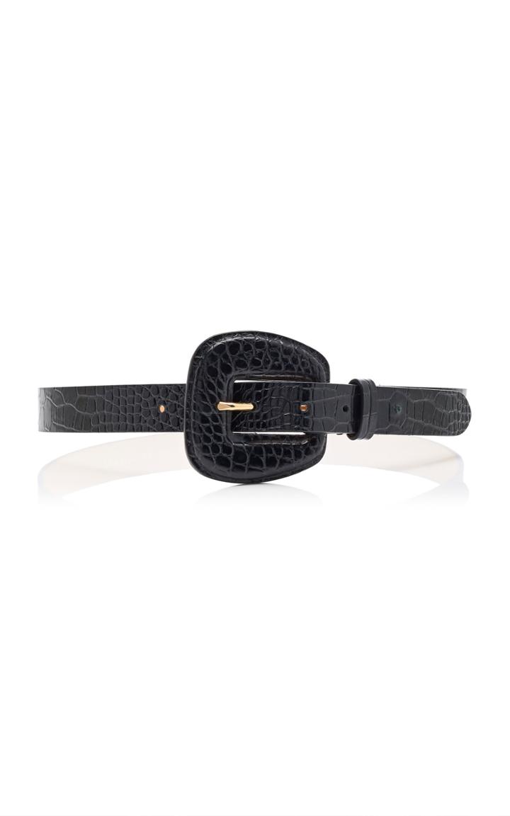 Veronica Beard Elsy Croc Effect Belt