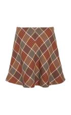 Moda Operandi Samse & Samse Kora Plaid Mini Skirt Size: Xxs