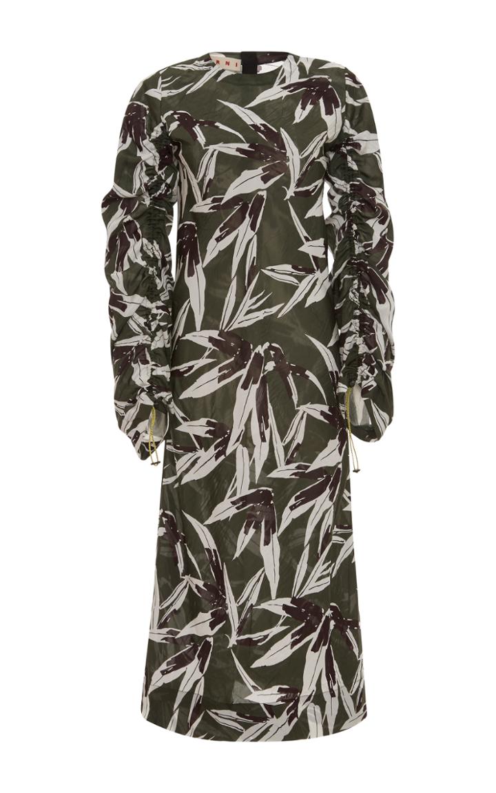 Marni Long Sleeve Midi Dress