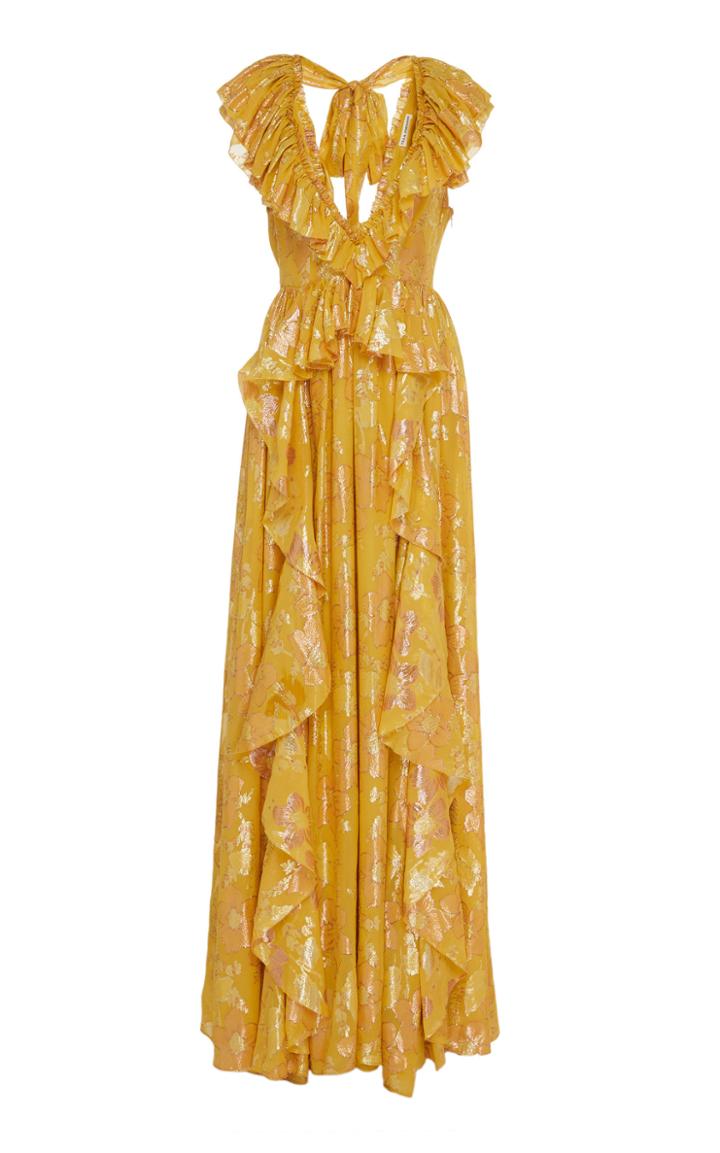 Ulla Johnson Demetria Metallic Dress
