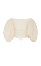 Johanna Ortiz Hazel Reflection Embroidered Cotton Voile Shirt