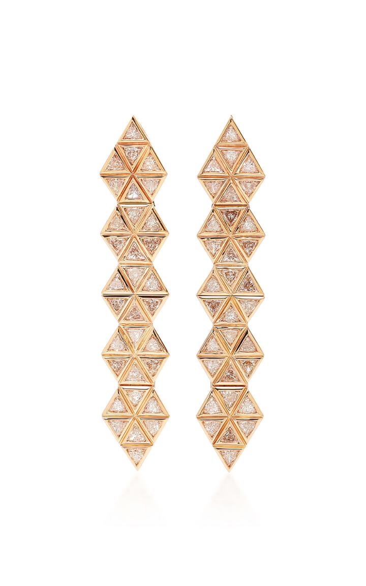 Melissa Kaye Chloe Violet Red Carpet Earring