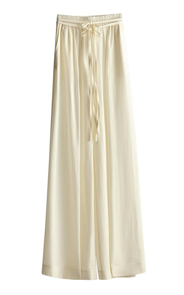 Moda Operandi Gia Studios Mid-waisted Cotton-blend Flare Pants