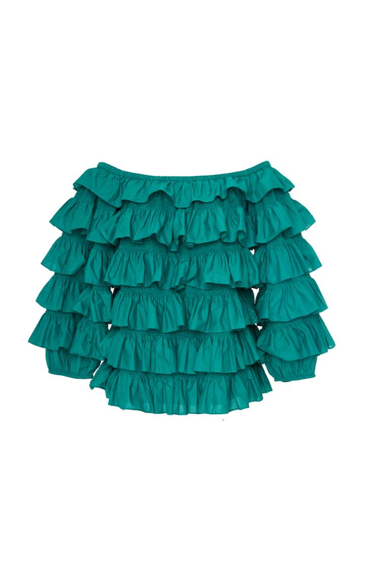 Merlette Galapagos Off The Shoulder Ruffle Blouse