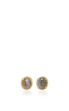 Nina Runsdorf Rose Cut Labradorite Earrings