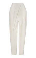 Proenza Schouler Draped Wool Pleated High-rise Trousers